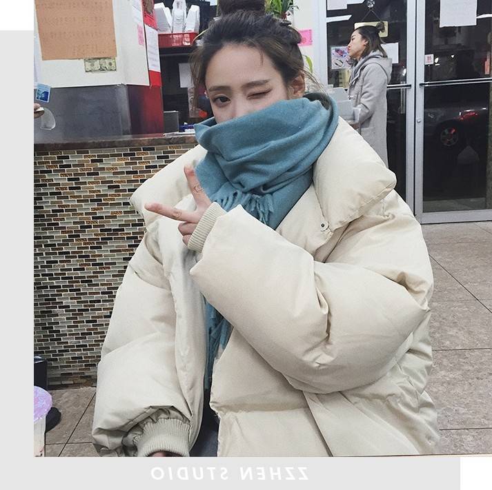 Áo khoác phao cotton phong cách Hàn Quốc dành cho nữ