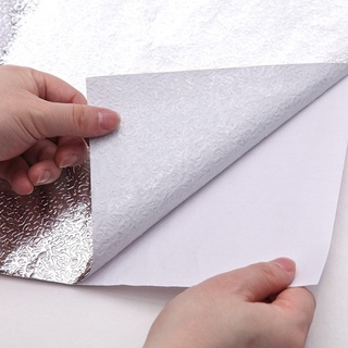 Decal cuộn giấy bạc dán bếp có tráng nhôm giúp cách nhiệt và chống thấm cực tốt khổ 60cmx3m có độ đàn hồi cao dày đẹp