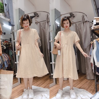 Váy bbd chấm bi