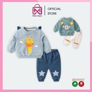 Quần Áo Bé Trai Dài Tay Thu Đông Mầm Store Hàng Cotton VNXK Từ 8 Đến 22 Kg