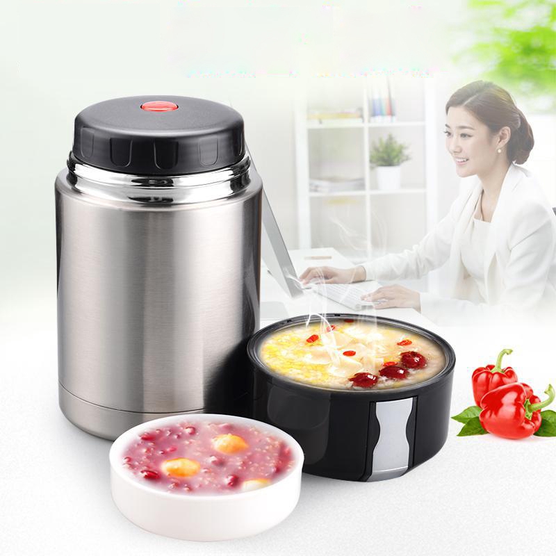 THERMOS THERMOS THERMOS Hộp Đựng Cơm Trưa Giữ Nhiệt Bằng Thép Không Gỉ 304 800ml / 1000ml