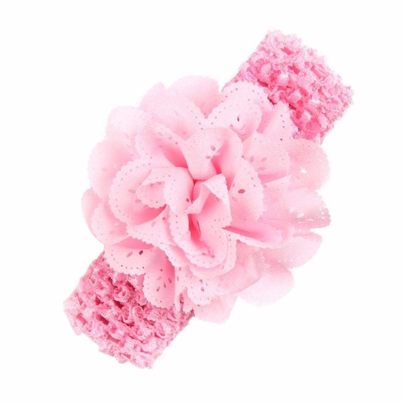 Băng đô hoa vải chiffon xinh xắn cho bé gái nhiều màu lựa chọn