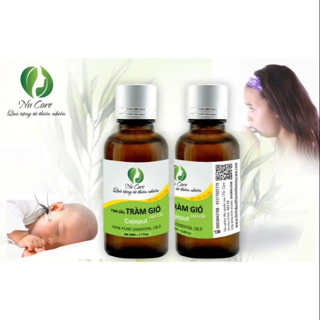 [Combo Siêu Rẻ] Tinh Dầu Tràm Cao Cấp NuCare 30ml + Cao Xoa Bóp Đa Năng NuCare 17g