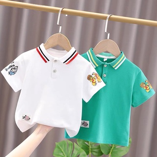 áo thun áo phông áo polo nam áo thun có cổ chất cotton cao cấp VyVy Kids cho bé trái  từ 8-27kg