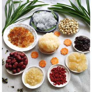 Nguyên liệu làm chè dưỡng nhan tuyết yến 10g