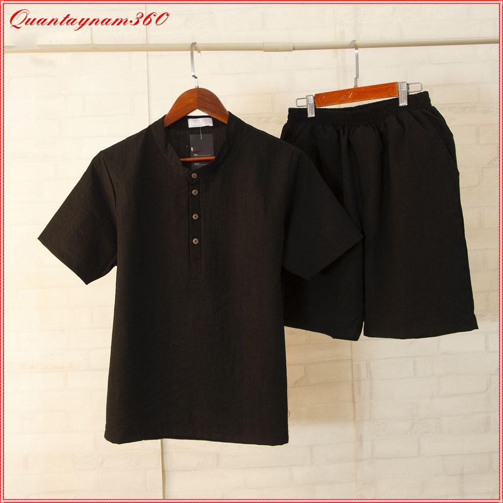 Bộ Quần Áo Đũi Nam chất vải đũi thái loại dày bộ đồ nam vải đũi cao cấp | BigBuy360 - bigbuy360.vn