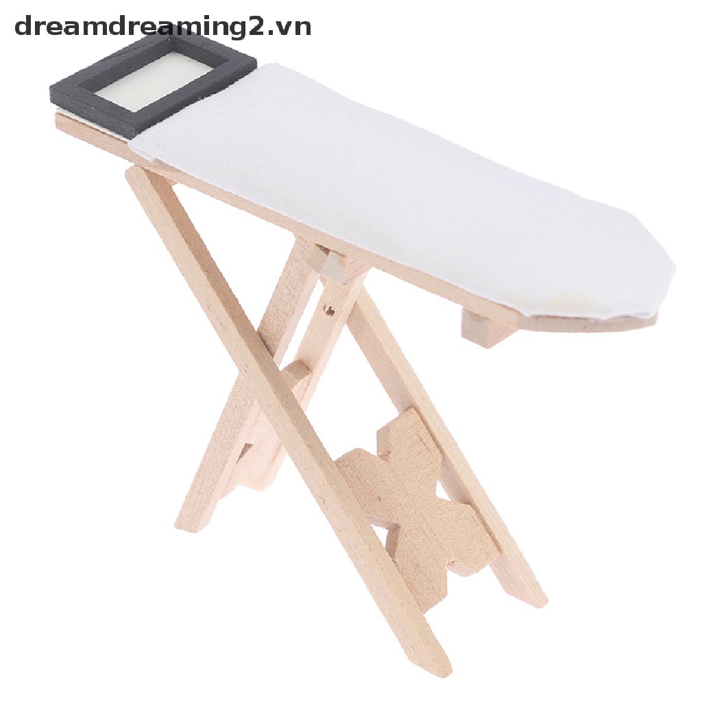 Bộ Bàn Ủi Mini Tỉ Lệ 1: 12 Xinh Xắn Dành Cho Búp Bê