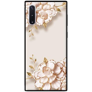 Ốp Lưng Samsung Note 10 - Note 10 Plus - Tranh Hoa Nền Trắng