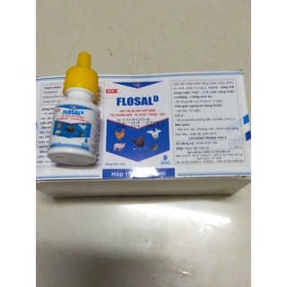 Flosal trị hô hấp, khò khè, khẹc dùng cho gà đá , chim ,chai 10ml