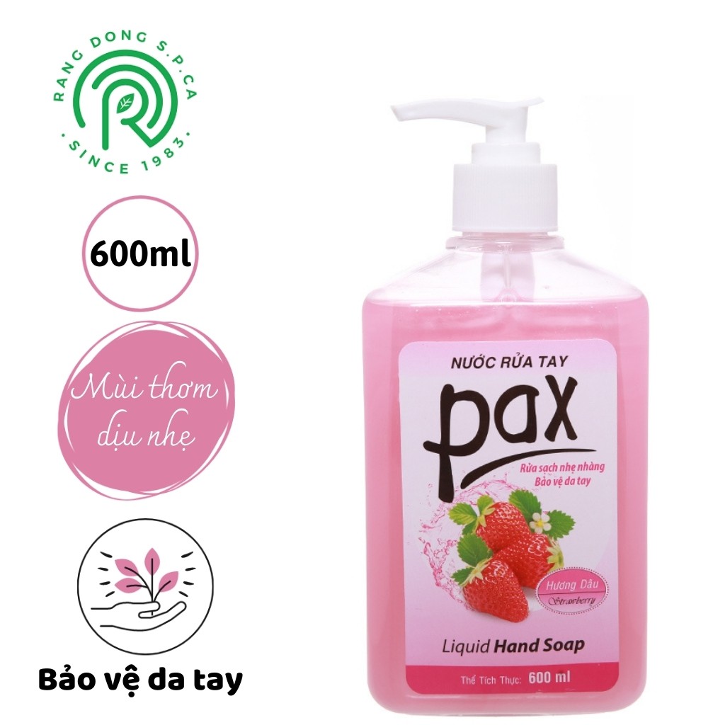 Nước Rửa Tay PAX 600ml Bảo Vệ Da Tay của SPCA | BigBuy360 - bigbuy360.vn