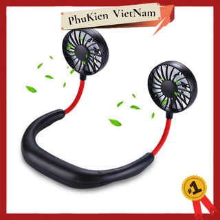 Quạt mini đeo cổ 3 tốc độ tiện dụng