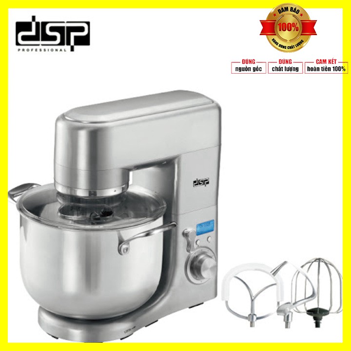 Máy trộn bột, máy đánh trứng đa năng cao cấp DSP KM3032 dung tích 10 lít - Bảo hành 12 tháng