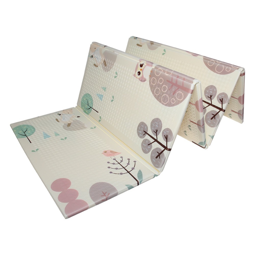 [Vệ sĩ bé yêu] Thảm xốp 2 mặt gấp gọn XPE phủ silicon