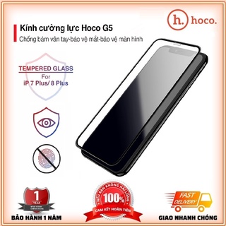 Kính Cường Lực cho IP Chính Hãng Hoco G5 Full Màn HD 7Plus/8Plus/X/Xs/XsMax/11/12/13/14/14Pro/14Pro Max