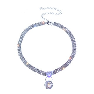 Choker 1 tầng đính đá trendy