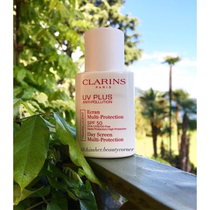 Kem chống nắng CL.ARINS UV Plus SPF 50 (UVA - UVB/ Oil Free/ High Protection) (30ml)