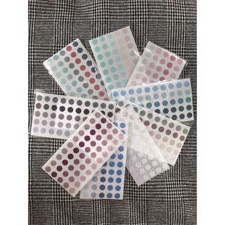 Combo 9 sticker tròn trang trí (màu như hình)
