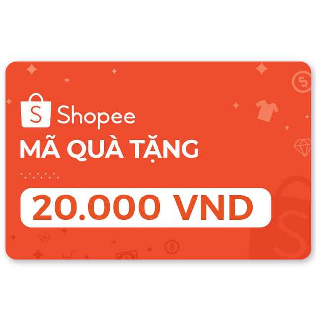 Toàn quốc [E-Voucher] Mã Quà Tặng Shopee Trị Giá 20.000đ