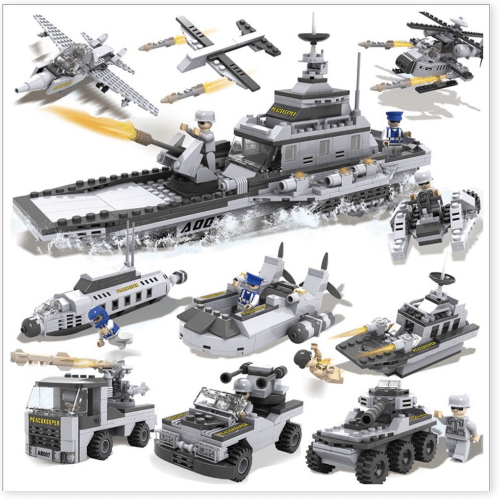 BỘ LẮP RÁP TÀU SÂN BAY CHIẾN ĐỘI USA BATTLESHIP
