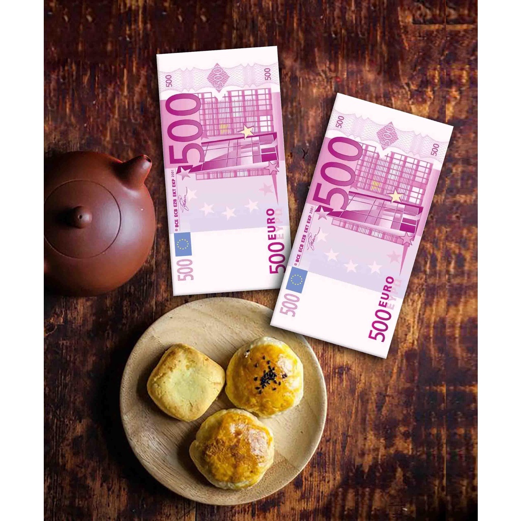 10 Bao Lì Xì Euro 100e, 500e Lì Xì Tết May Mắn Giá Sỉ
