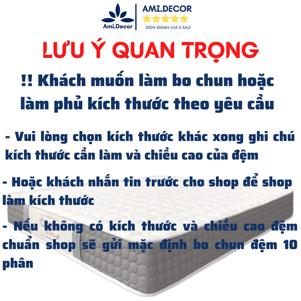 Bộ chăn ga gối 4 món cotton Nilen Bonknot nhập khẩu, họa tiết thêu 3D cao cấp chất cotton mềm mịn thoáng mát - Ami.Decor