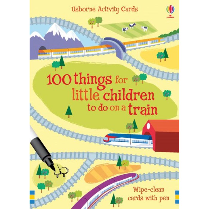 Sách - Anh: 100 Things For Little Children To Do On A Train