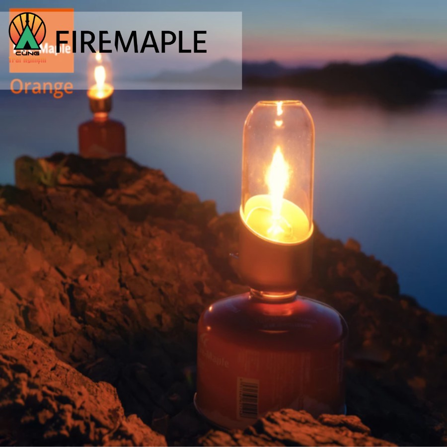 [CHÍNH HÃNG] Đèn Gas Dã Ngoại Orange Chuyên Dụng Fire Maple Gọn Nhẹ Di Động Cho Hoạt Động Ngoài Trời FMS-DEN-CAM