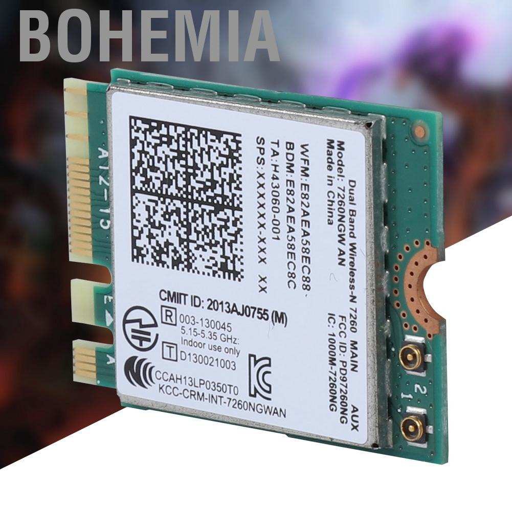 Card Wifi Không Dây 7260an 2.4g / 5g 4.0 Có Giao Diện Ngff M2 | BigBuy360 - bigbuy360.vn