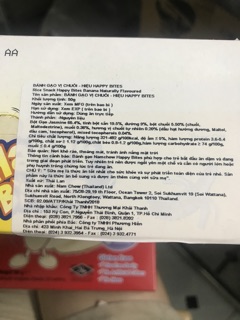 { hàng sẵn } Bánh gạo ăn dặm HAPPY BITES