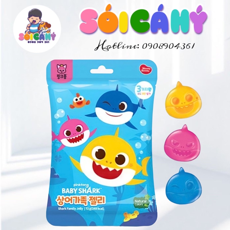 Kẹo dẻo baby shark bs vitamin Sói Cá Hý