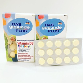[HÀNG XÁCH TAY NỘI ĐỊA ĐỨC] Kẹo ngậm Mivolis Vitamin D3 fur Kinder hộp 60 viên