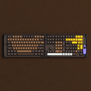 Set keycap AKKO Chocolate (PBT Double-Shot/ASA profile/178 nút)