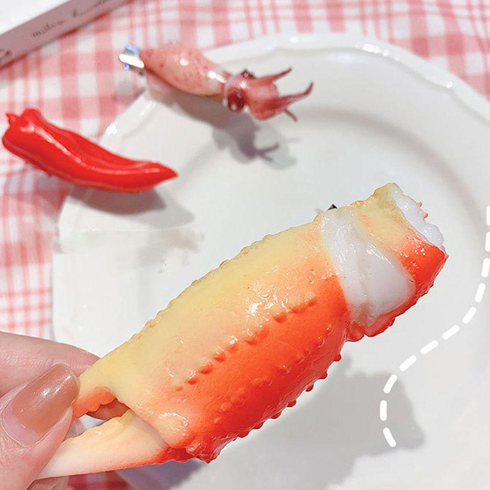 Kẹp Tóc Giả Hình Mực / Cua / Tôm Đơn Giản Vui Nhộn