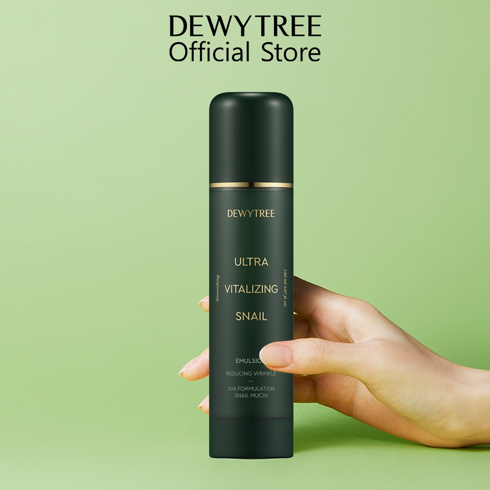 Sữa Dưỡng Ẩm Trắng Da Ốc Sên Ngăn Ngừa Lão Hóa Dewytree Ultra Vitalizing Snail Emulsion 150ml