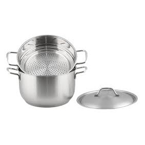 Bộ Nồi Xửng Hấp Inox 3 Đáy Fivestar 32cm 18 Lít_vung inox ,nấu xôi,hấp bánh,tốt,giá rẻ,Bảo Hành 60 Tháng Chính Hãng