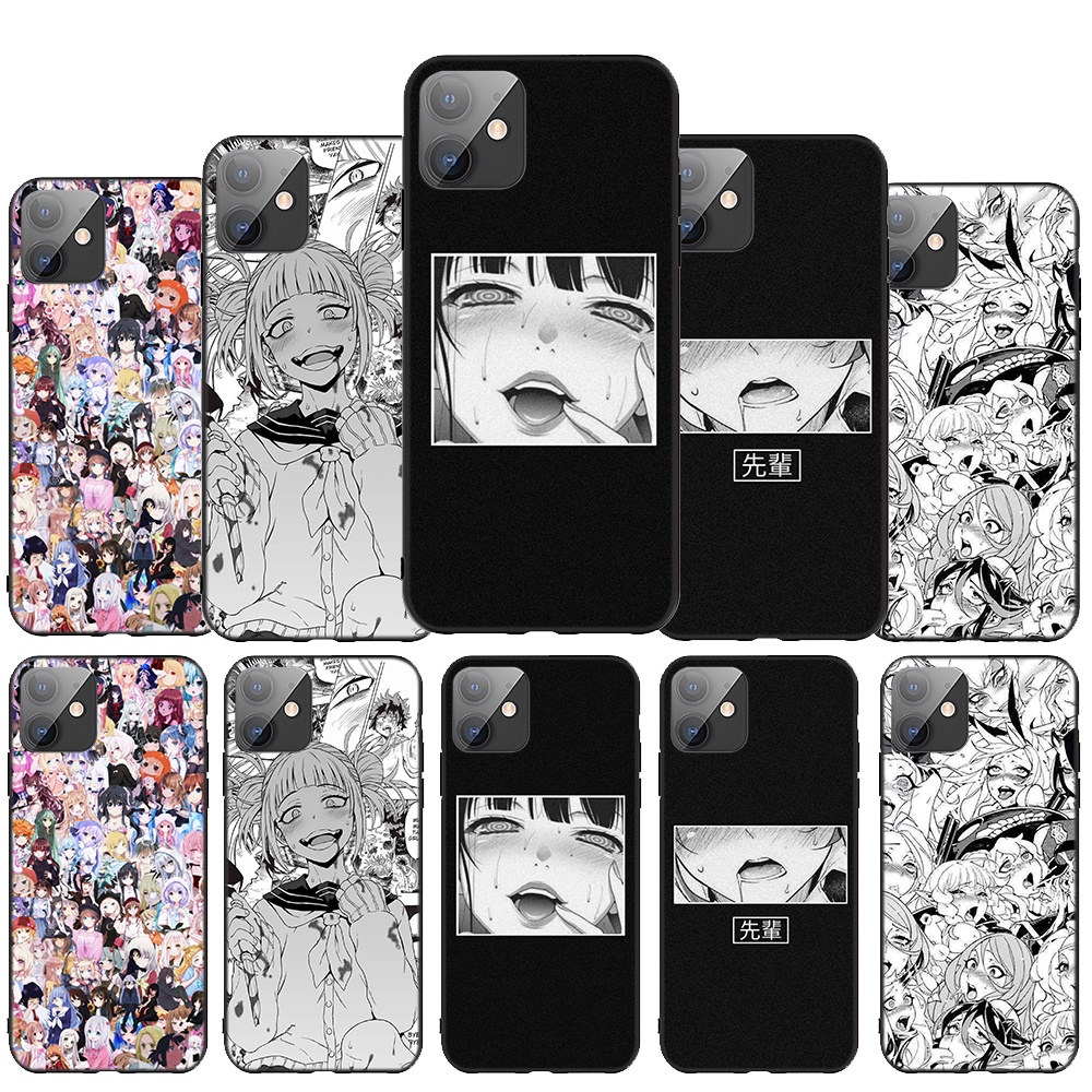Ốp điện thoại tpu mềm hình ahegao anime 1mb thích hợp cho iphone 7 8 7plus 8plus 6plus 6s plus xr xs max 5 5s