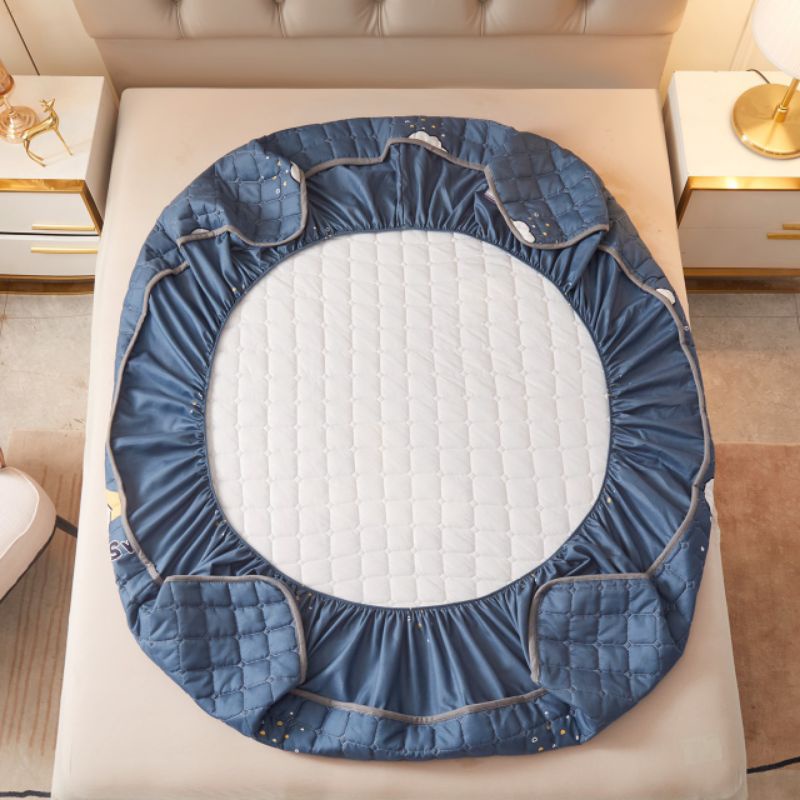 Ga gối cotton trần bông bọc đệm cao đến 28cm, thảm cotton bọc đệm phiên bản mới năm 2022 hàng đẹp