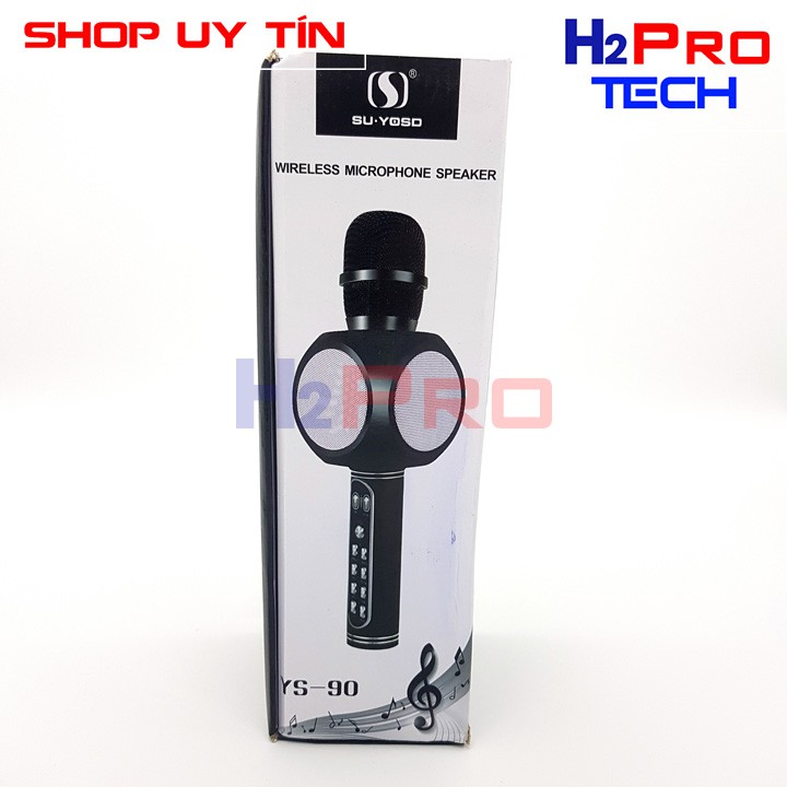 MIC KARAOKE BLUETOOTH CAO CẤP SU-YOSD YS-90 KÈM LOA SANG TRỌNG, MIC HÚT, ÂM THANH HAY