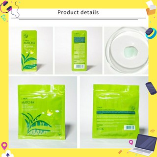 combo 10 gói Mặt nạ ngủ trà xanh Laikou giảm mụn, trắng da, cấp nước (NRS)