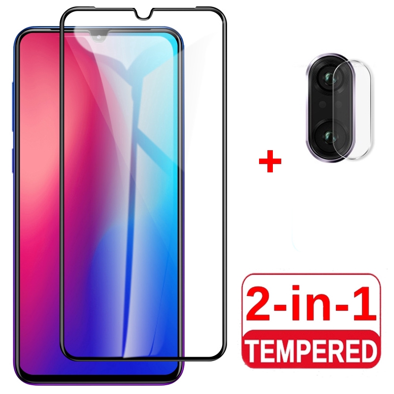 Vivo Y11 Tempered Glass Screen Protector For VivoY11 Y19 Y91c Vivo Y12 Y15 Y17 Y91 Y95 Full Glue Screen Protector &amp; Camera Lens Glass Protector