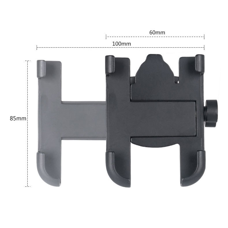 Giá đỡ kẹp điện thoại kim loại gắn gương chiếu hậu xe máy C2 F85 Shalla