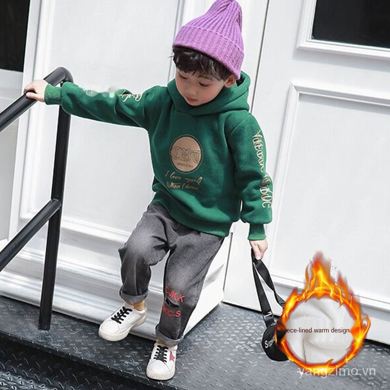 Áo Hoodies Dài Tay Thời Trang Cho Bé