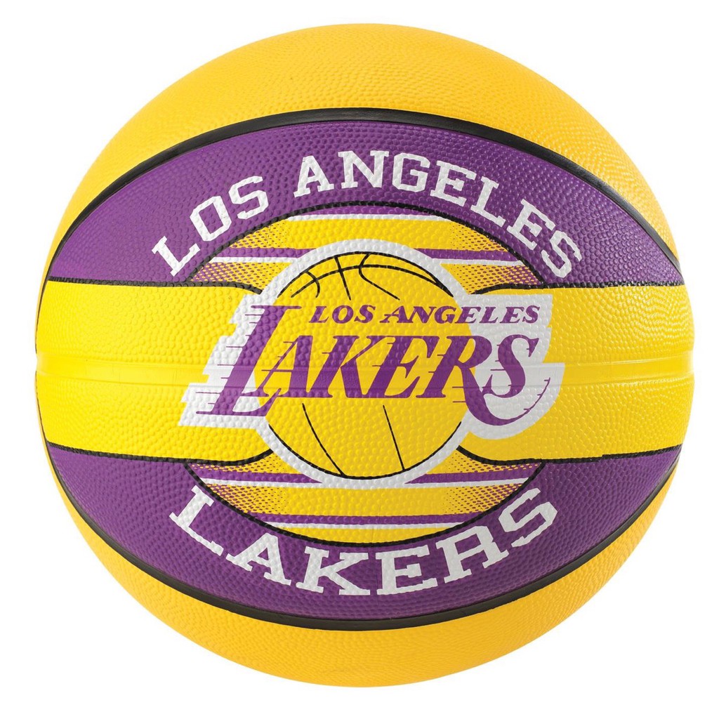 Quả bóng rổ Spalding LOS ANGELES LAKERS Outdoor size 7 Nhập Khẩu Chính Hãng