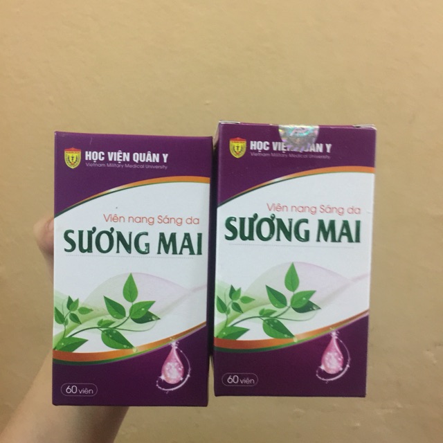 Viên uống sáng da Sương Mai của Học viện Quân Y giúp da trắng sáng mịn hơn