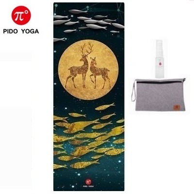 Thảm tập Yoga Du lịch PIDO 3D 1,5mm cao su tự nhiên bám siêu dính POHH9