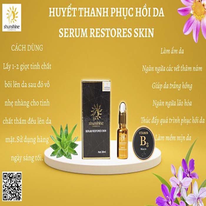 SHUNSHINE COSMETICS Serum siêu phục hồi - Dưỡng chất chuyên sâu phục hồi và tái tạo da | BigBuy360 - bigbuy360.vn
