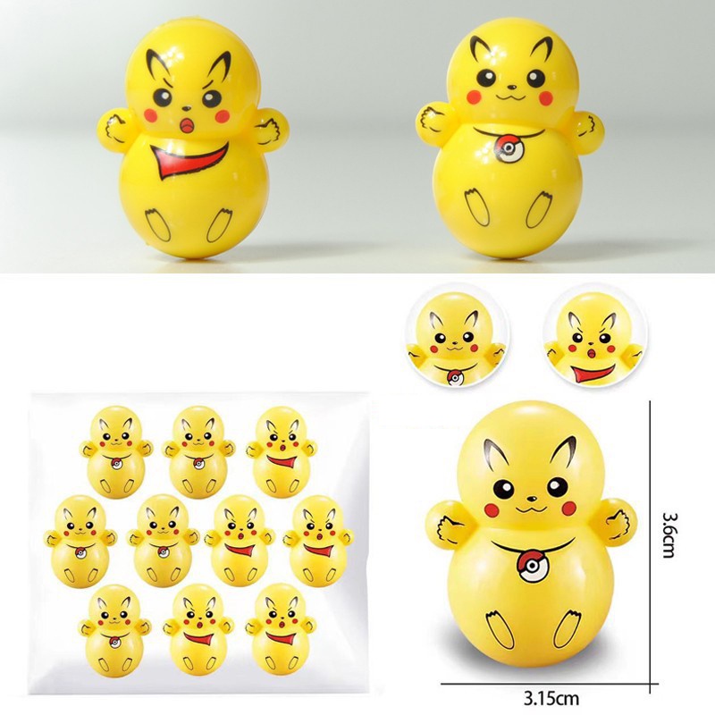 Lật đật squid game mini, đồ chơi lật đật mini doraemon pikachu minions - Giao ngẫu nhiên không trùng mẫu