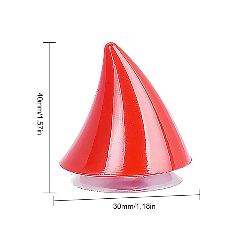 Bộ 2 Sừng Cao Su Mềm Mại Gắn Mũ Bảo Hiểm Trang Trí Độc Đáo