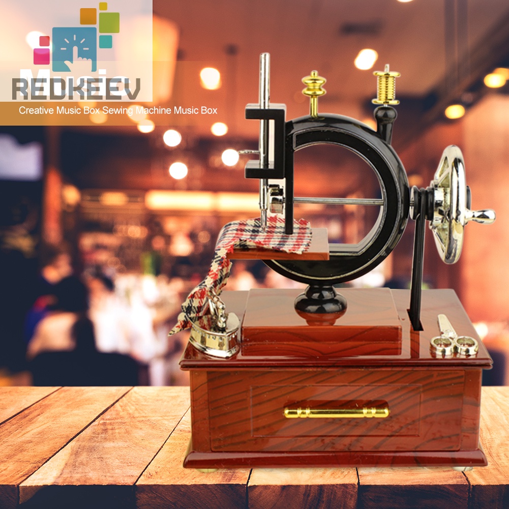 Hộp nhạc mô phỏng máy may cổ điển
