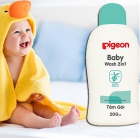 [HÀNG CHÍNH HÃNG]Sữa Tắm Cho Bé- Sữa Tắm Gội Toàn Thân Pigeon Dung Tích 200ml Và 700ml An Toàn Cho Bé Sơ Sinh.